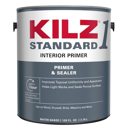 KILZ PREMIUM Restoration White Flat Water-Based Primer 1 gal L201111